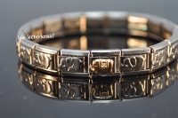 VOORBEELD Afbeeldingen armband met 1 luxe schakel