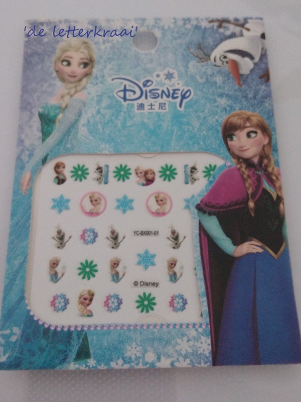 Frozen nagelstickertjes oa Elsa, Anna en Olaf - setje 1