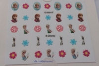 Frozen nagelstickertjes oa Elsa, Anna en Olaf - setje 2
