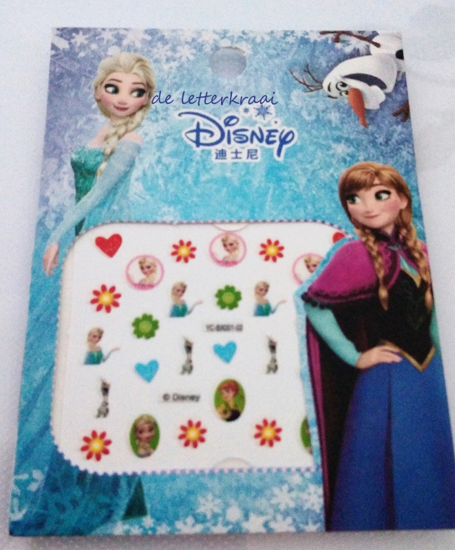 Frozen nagelstickertjes oa Elsa, Anna en Olaf - setje 4