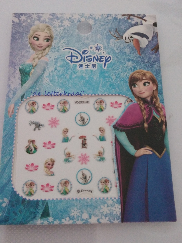 Frozen nagelstickertjes oa Elsa, Anna en Olaf - setje 5