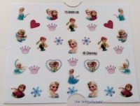 Frozen nagelstickertjes oa Elsa, Anna en Olaf - setje 6