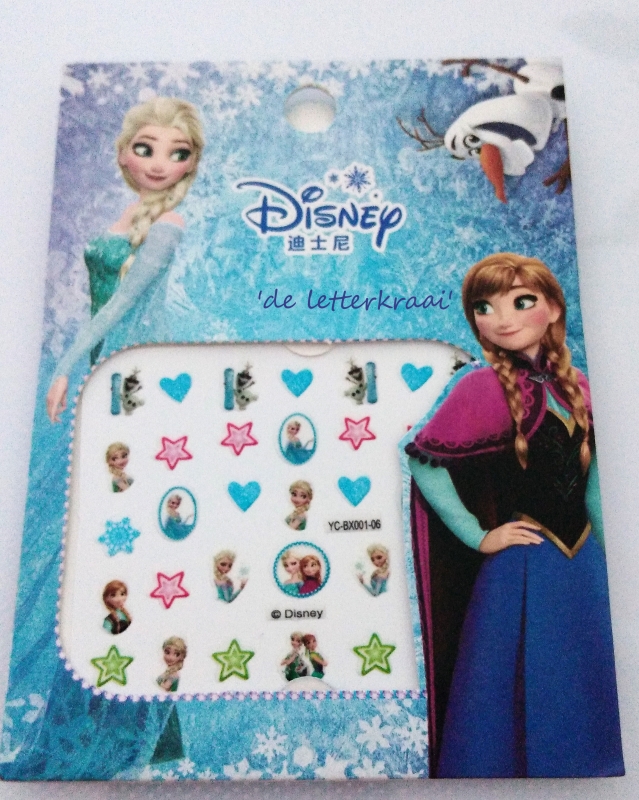 Frozen nagelstickertjes oa Elsa, Anna en Olaf - setje 8