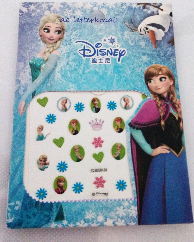 Frozen nagelstickertjes oa Elsa, Anna en Olaf - setje 9